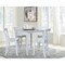 International Concepts Square 36 in x 36 in CounterHeight Dining Table, 4 X-Back Stools, White, 36 in W, 36 in L, 36 in H K08-3636-S6132-4 - alternate 2